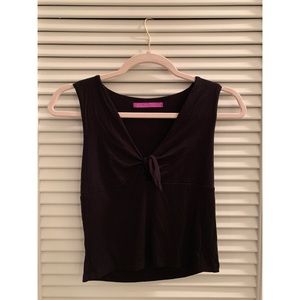 Jac Parker top with knot detail.